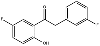 1-(5-Fluoro-2-hydroxyphenyl)-2-(3-fluorophenyl)ethanone Structure