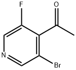 1-(3-bromo-5-fluoropyridin-4-yl)ethanone Structure