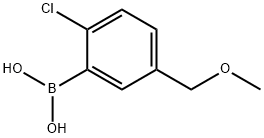 2-Chloro-5-methoxymethylphenylboronic acid Structure