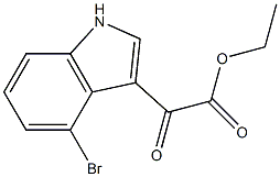 1H-INDOLE-3-ACETIC ACID,4-BROMO-A-OXO-,ETHYL ESTER