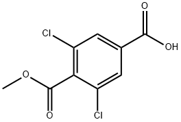 4-(methoxycarbonyl)-3,5-dichlorobenzoic acid Structure