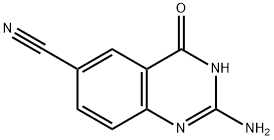 6-Quinazolinecarbonitrile, 2-amino-3,4-dihydro-4-oxo- Structure