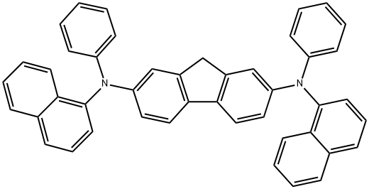 N2,N7-Di(naphthalen-1-yl)-N2,N7-diphenyl-9H-fluorene-2,7-diamine Structure