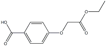4-ETHOXYCARBONYLMETHOXY-BENZOIC ACID Structure