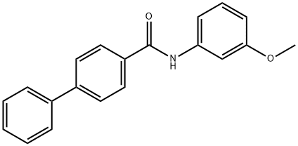 N-(3-methoxyphenyl)biphenyl-4-carboxamide Structure