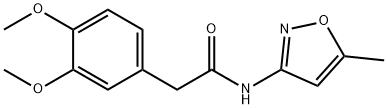 2-(3,4-dimethoxyphenyl)-N-(5-methyl-1,2-oxazol-3-yl)acetamide Structure