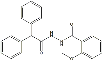 N'-(diphenylacetyl)-2-methoxybenzohydrazide Structure