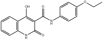 N-(4-ethoxyphenyl)-4-hydroxy-2-oxo-1,2-dihydroquinoline-3-carboxamide Structure