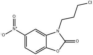 3-(3-Chloropropyl)-5-nitrobenzo[d]oxazol-2(3H)-one Structure