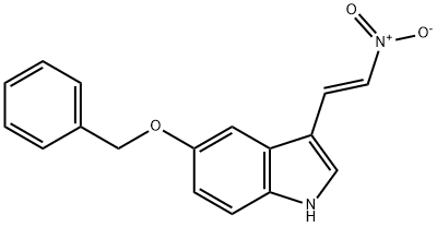 5-benzyloxy-3-(2-nitro-vinyl)-indole Structure