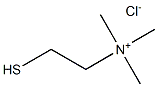 (2-Mercaptoethyl)trimethylammonium chloride Structure