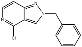 2-benzyl-4-chloro-2H-pyrazolo[4,3-c]pyridine Structure