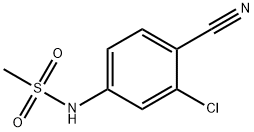 N-(3-chloro-4-cyanophenyl)Methanesulfonamide Structure