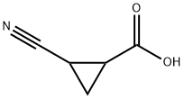 2-cyanocyclopropane-1-carboxylic acid Structure
