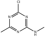 4-chloro-N,6-dimethyl-1,3,5-triazin-2-amine Structure