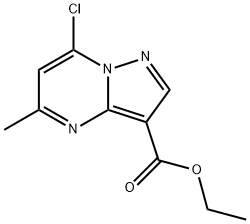 ETHYL 7-CHLORO-5-METHYLPYRAZOLO[1,5-A]PYRIMIDINE-3-CARBOXYLATE