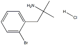 1-(2-bromophenyl)-2-methylpropan-2-amine,hydrochloride Structure