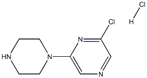2-Chloro-6-(1-piperazinyl)-pyrazine hydrochloride Structure