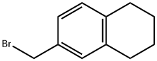 Naphthalene, 6-(bromomethyl)-1,2,3,4-tetrahydro- Structure
