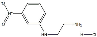 1,2-Ethanediamine, N-(3-nitrophenyl)-, monohydrochloride Structure