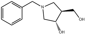 (3S,4S)-1-benzyl-4-(hydroxymethyl)pyrrolidin-3-ol Structure