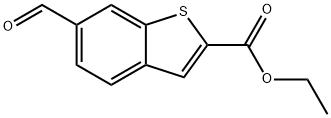ethyl 6-formylbenzo[b]thiophene-2-carboxylate Structure