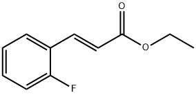 (E)-ethyl 3-(2-fluorophenyl)acrylate Structure