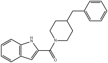 (4-benzylpiperidin-1-yl)(1H-indol-2-yl)methanone Structure