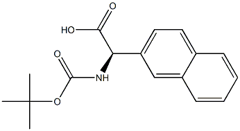 (2R)-2-[(TERT-BUTOXY)CARBONYLAMINO]-2-(2-NAPHTHYL)ACETIC ACID Structure