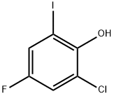 2-chloro-4-fluoro-6-iodophenol Structure