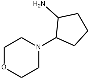 2-morpholinocyclopentanamine Structure