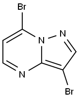 3,7-Dibromopyrazolo[1,5-a]pyrimidine Structure