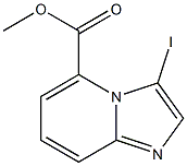 Methyl 3-iodoimidazo[1,2-a]pyridine-5-carboxylate Structure