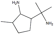 Cyclopentylamine,  2-(-alpha--aminoisopropyl)-5-methyl-  (3CI) Structure