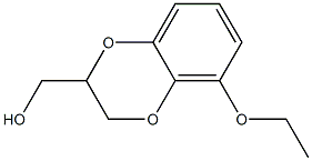 1,4-Benzodioxan-2-carbinol,  5-ethoxy-  (3CI) Structure