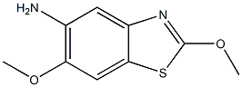 Benzothiazole, 5-amino-2,6-dimethoxy- (6CI) Structure