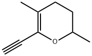 2H-Pyran, 6-ethynyl-3,4-dihydro-2,5-dimethyl- (6CI) Structure