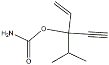Carbamic acid, 1-ethynyl-1-isopropylallyl ester (6CI) Structure