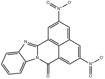 2,5-dinitro-7H-benzimidazo[2,1-a]benzo[de]isoquinolin-7-one Structure