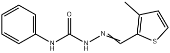 3-methyl-2-thiophenecarbaldehyde N-phenylsemicarbazone Structure