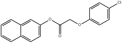 2-naphthyl (4-chlorophenoxy)acetate Structure