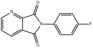 6-(4-fluorophenyl)-5H-pyrrolo[3,4-b]pyridine-5,7(6H)-dione Structure