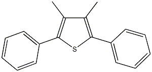 3,4-dimethyl-2,5-diphenylthiophene Structure