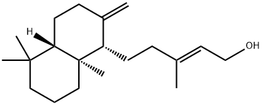 (+)-Copalol Structure