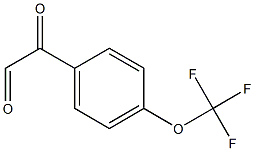 Benzeneacetaldehyde, α-oxo-4-(trifluoromethoxy)- Structure