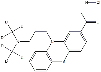 AceproMazine-D6 hydrochloride Structure