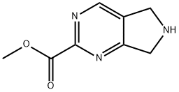 Methyl 5H,6H,7H-Pyrrolo[3,4-D]Pyrimidine-2-Carboxylate(WX141172) Structure