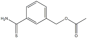 3-(AcetoxyMethyl)thiobenzaMide, 97% Structure