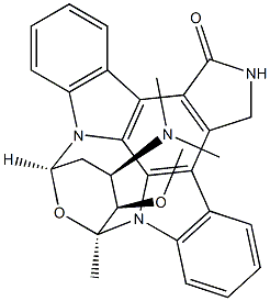 N,N-dimethylstaurosporine Structure