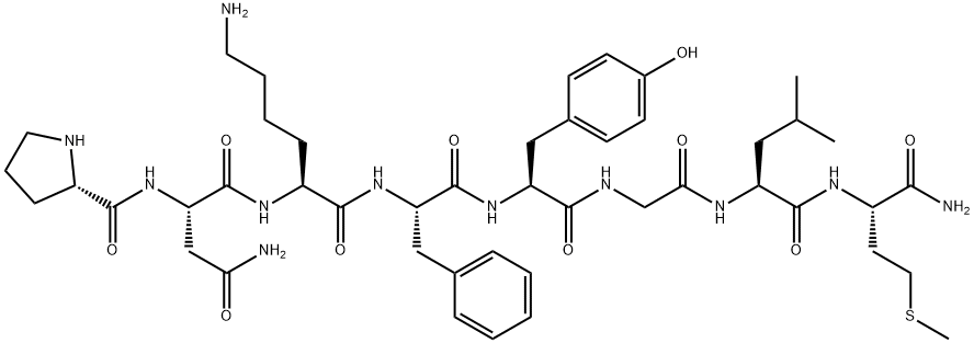 physalaemin C-terminal heptapeptide Structure